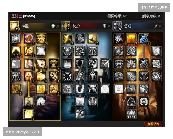 魔兽世界怀旧服:技能中心,天赋展示